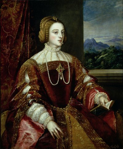 Portrait of the Empress Isabella of Portugal, 1548 by Tiziano Vecelli